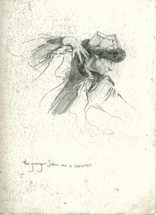 The Younger John as a Scorcerer
